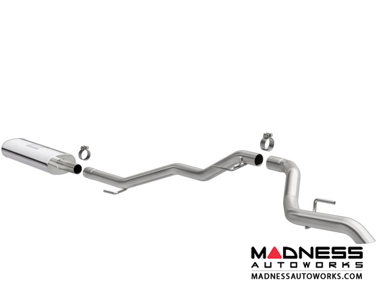 Jeep Gladiator JT Performance Exhaust System - Magnaflow - Rock Crawler Series - Cat Back Exhaust System - Black Coated - 3.6L